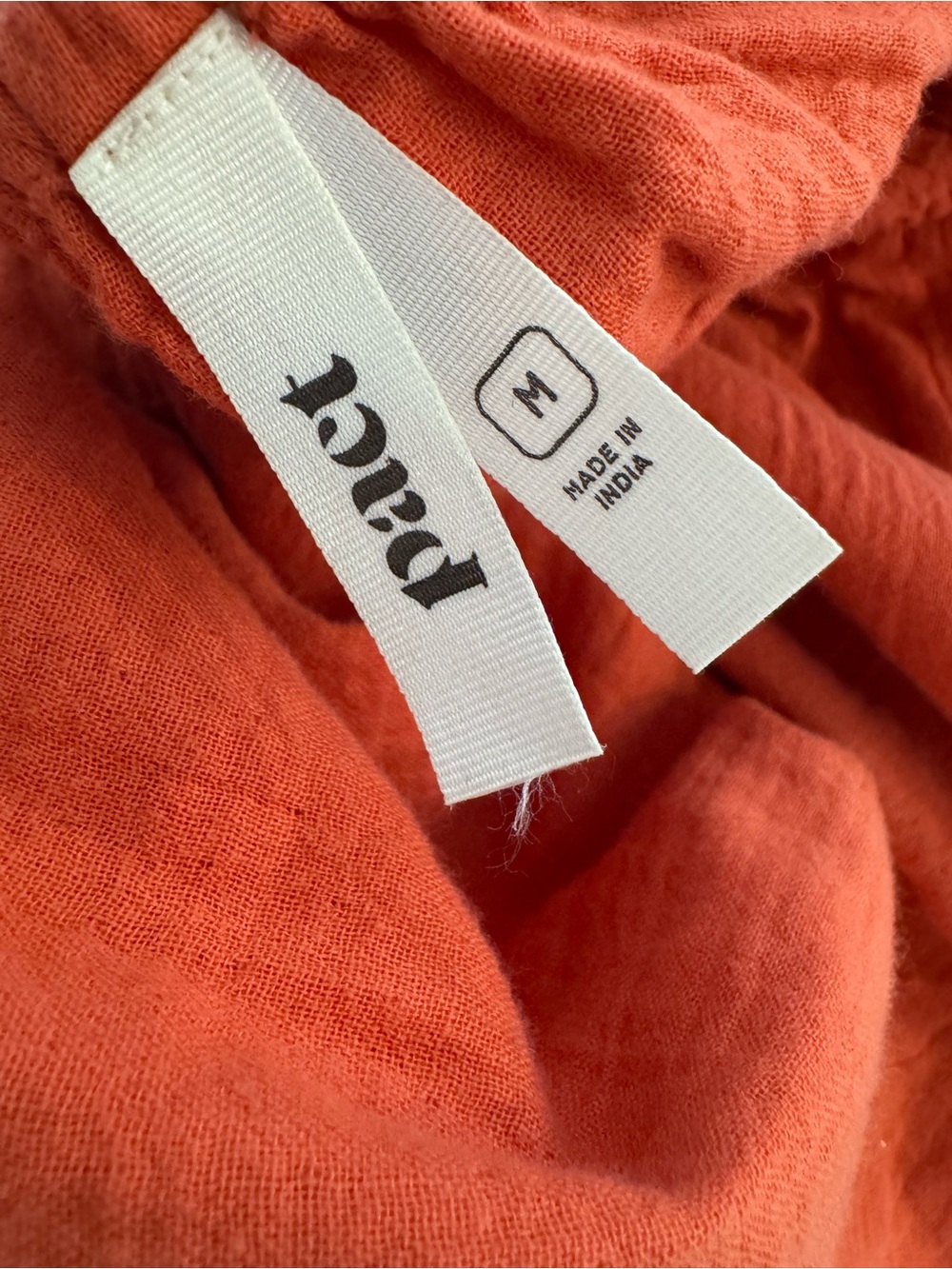 Pact Coral Midi Dress with Smocked Waist - Picture 6 of 7